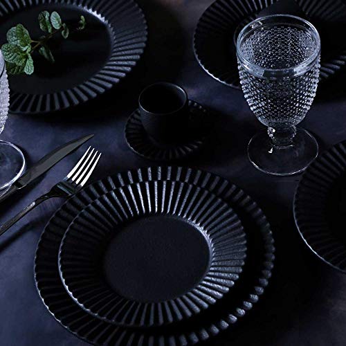 Conjunto C/ 6 Bowl Azeviche Preto Matte 370ml