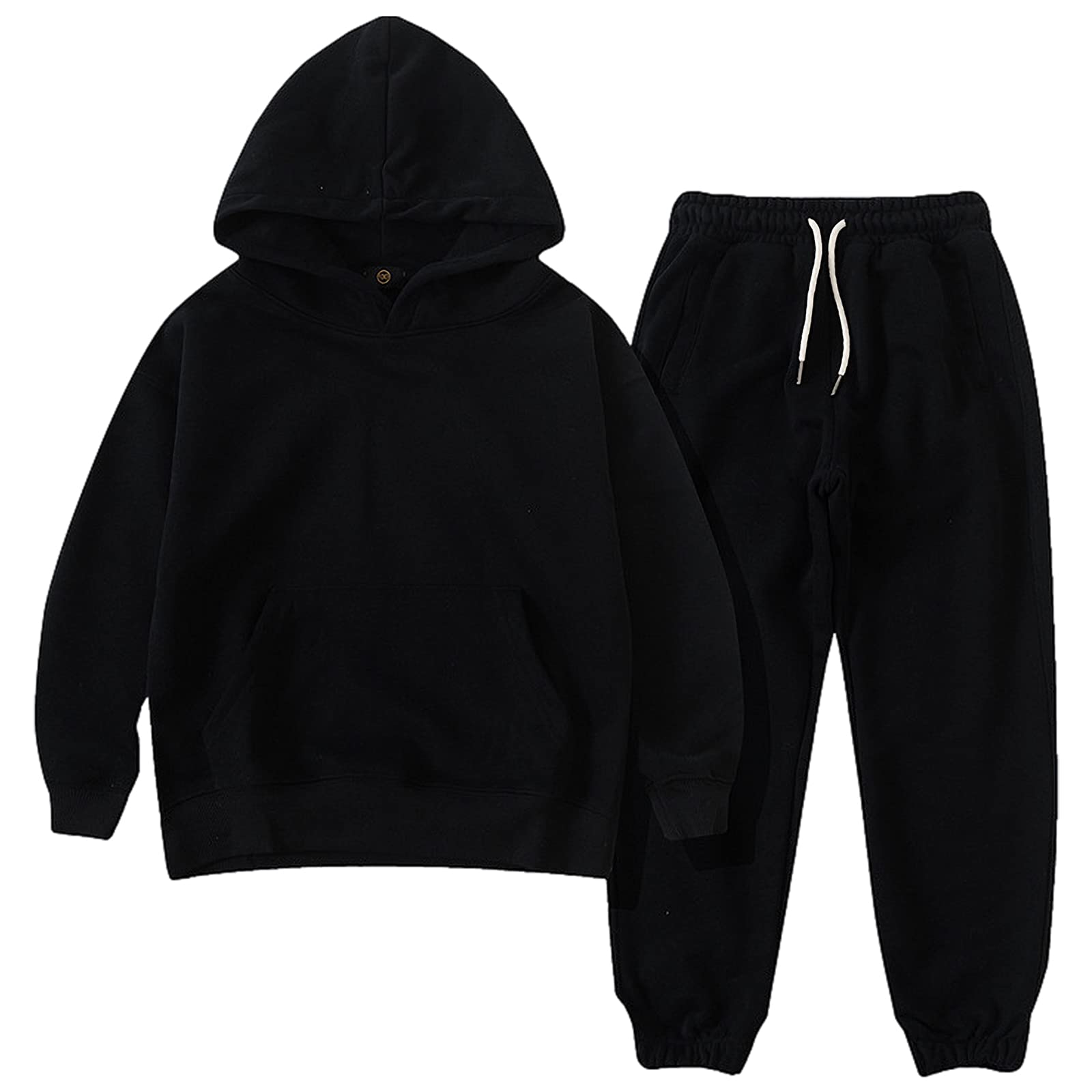 amropi Enfants Garçon Survêtement Ensemble Pantalon et Haut Sweat à Capuche Vêtements Set pour 3-12 Ans