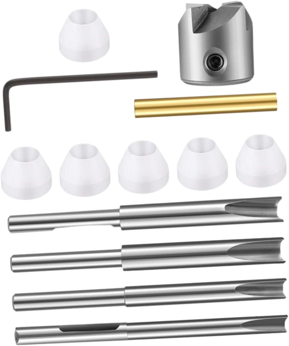 5sets Pen Trimmer Kit Woodworking Pen Cutting High Mill Trimming Tools for Accurate Machining and Versatile Use Lathes