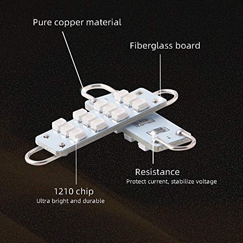 Grandview 4 x 44mm LED Rígido para Luz Interior Auto miniatura 4