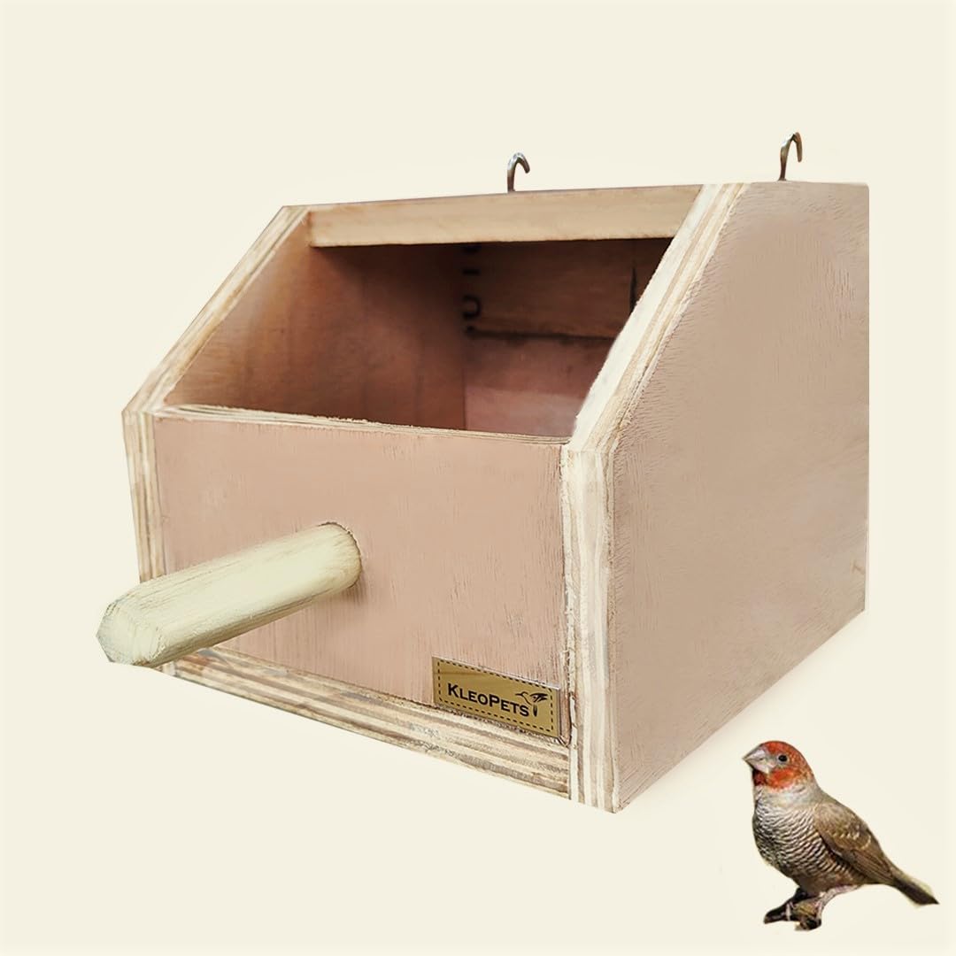 Kleopets Ultimate Bird Breeding Box for Finches Spacious, Ventilated, and Easy-to-Clean Nesting Cage for Finches and Small Birds (5 INCH) (B0DFMJ3BXQ) Amazon Price History, Amazon Price Tracker
