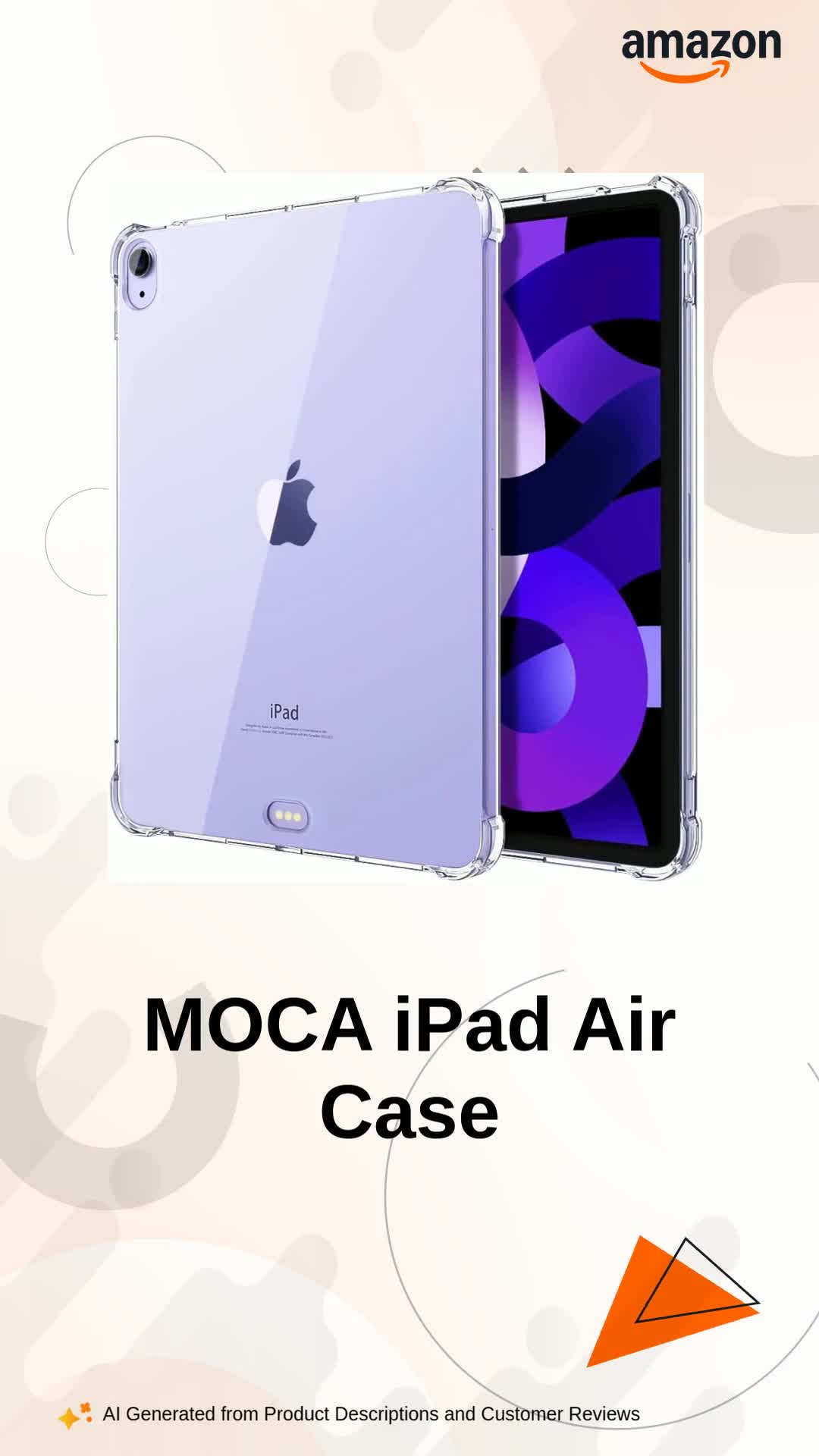MOCA Case for iPad Air 11 M2 2024 / iPad Air 5th 4th Generation