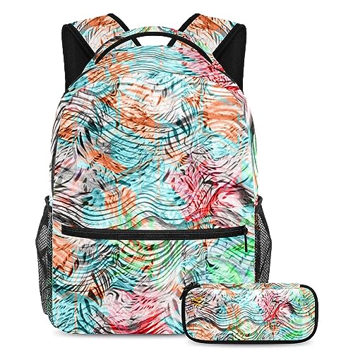 Cartables pour garçons et filles avec trousse scolaire et sac de voyage de 40cm