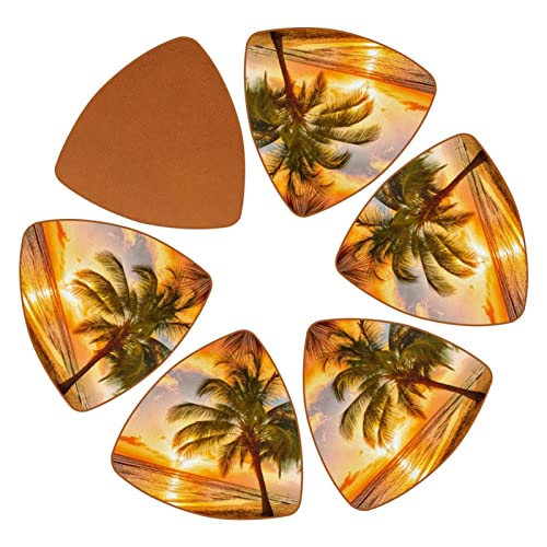 Lot de 6 sous-verres pour boissons Protection efficace du bureau pour éviter les dommages causés par la Barbade