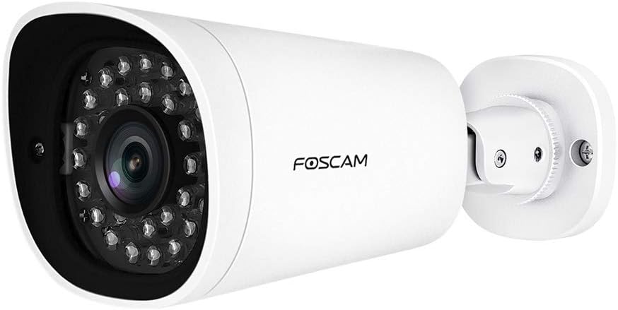Foscam G2EP FHD Outdoor PoE Security Camera - AI Human Detection, Night Vision, External SD Card Slot, IP66 Weatherproof - View and Playback Remotely Anywhere - Inc Free Cloud Plan - Works with Alexa