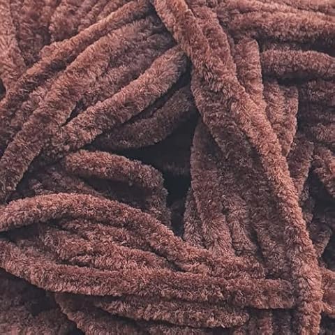 James C Brett Flutterby Chunky 100g Knitting Yarn - B50 Chocolate Brown… Cover