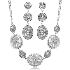 Vintage Silver,Concho Triple Oval