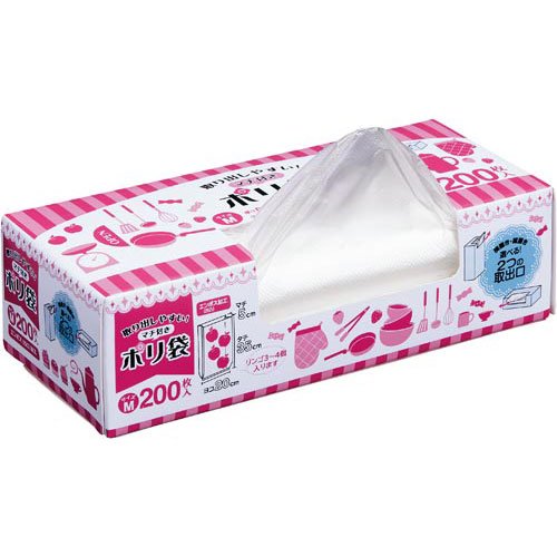 Amazon.co.jp: 日本技研工業 Pack Do ポリ袋 M 200枚入×10 : ドラッグ