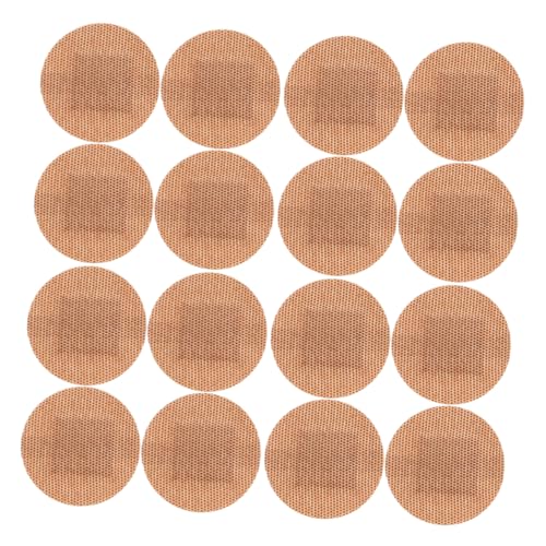 HAPINARY 50 Pcs Vendaje Equipo Dedo Cicatriz Agarre Protector De Corte Puntadas Envoltura Vendas Raspar Pequeñas Heridas Nasal Impermeable Rígido Light Brown Tejido Elástico