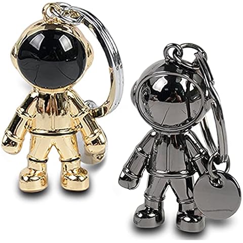 inherited 2 pcs Astronaut Key Chain Metal Pendant, Fashion Keychain Decoration Pendant Metal Keyring, Purse Hand Bag Car Charm Keychain for Decorative Keys, Backpacks, Pants, etc Cover