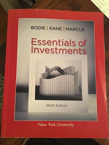 Essentials of Investments (9th Edition) [INTERN... B072DTS7Y5 Book Cover