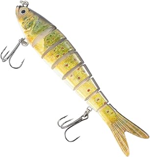 Unomor Fishing Lure Bait Fishing Bass Lure bass lure fishing lures for bass Simulation Baits fishing lure kit Life-Like Bait Bionic Crusher