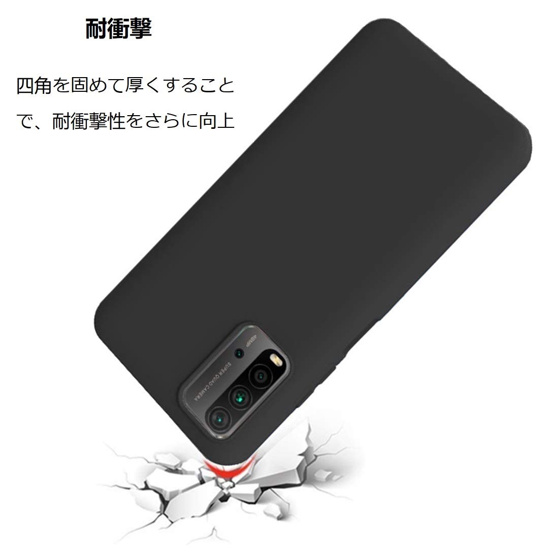 ANDROID - redmi 9t ブラック ケース付き ray-out レイアウト Xiaomi Redmi 9T スマホケース 手帳型