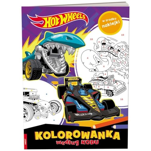 Hot Wheels. Libro da colorare per codice