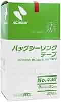 Amazon.co.jp: ニチバン バッグシーリング テープ No.430 20巻入
