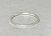 Dünner gehämmerter Silber Ring 925 Sterling handmade Schmuck für Damen (63 (20.1)) #2