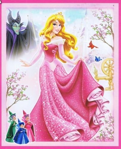 Disney Sleeping Beauty 100% Cotton Quilting Fabric Panel 53415