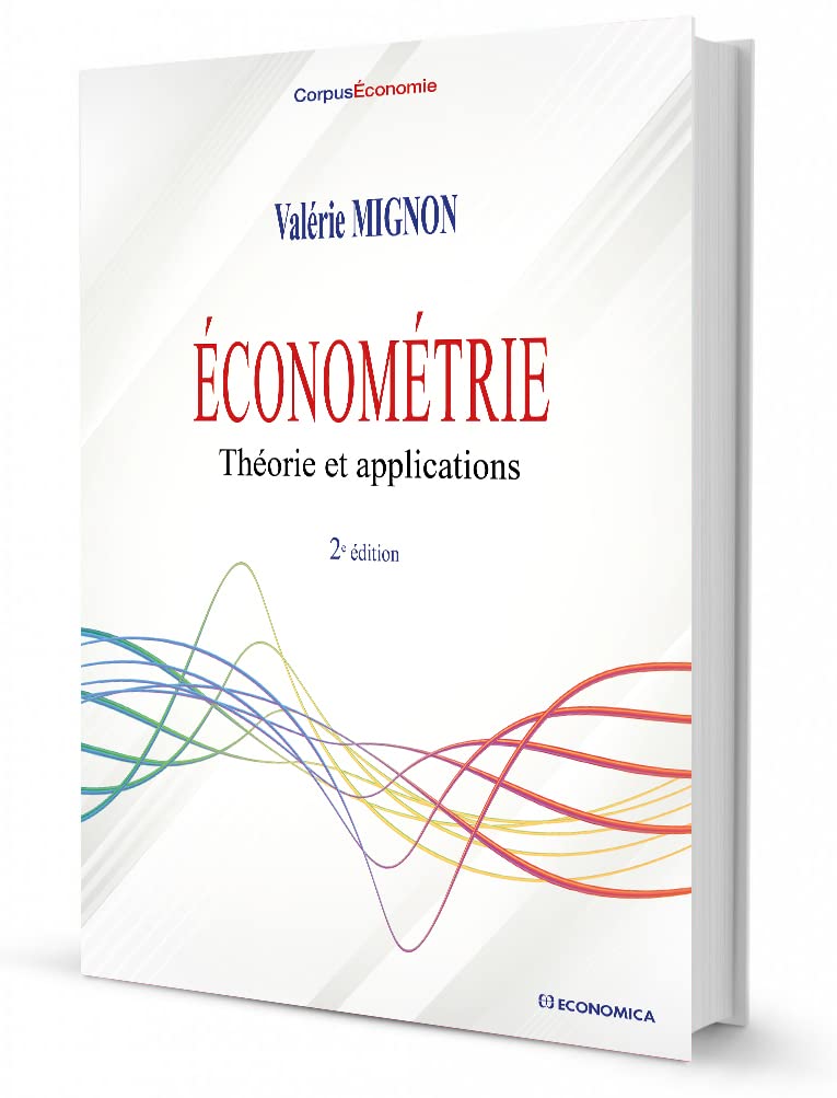 Econometrie- theorie et application