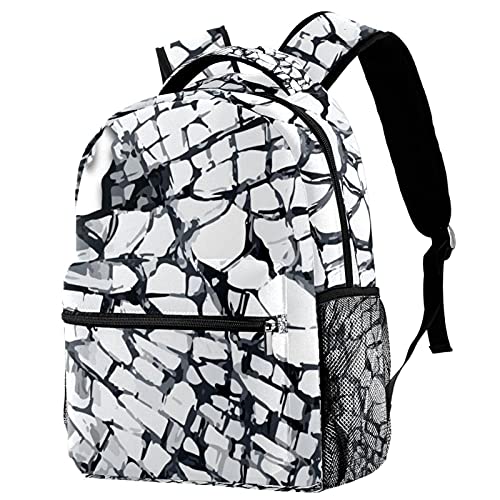 Sac à dos effet verre craquelé pour les sorties des filles et garçons