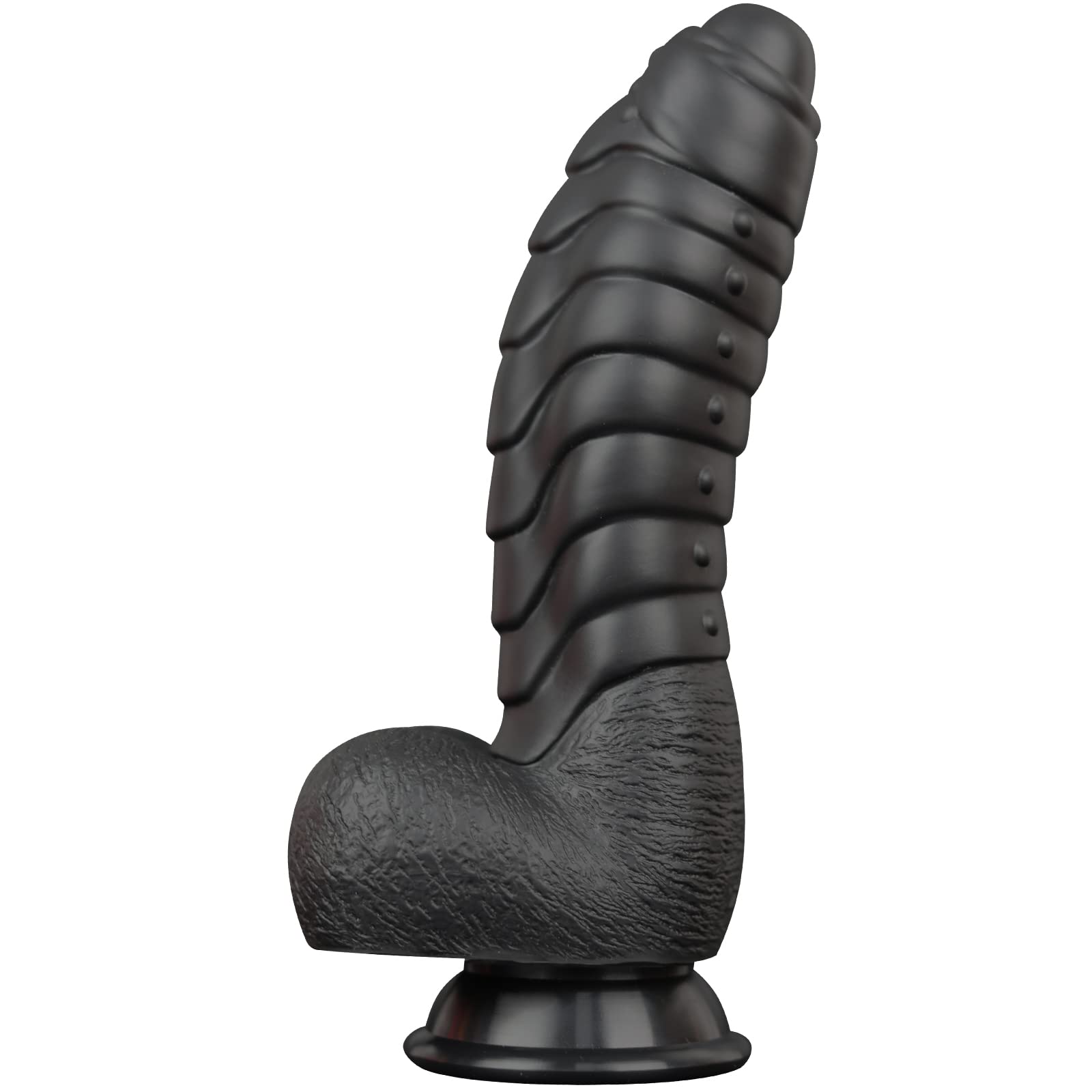 Photo 1 of **NEW**8.5Inch Realistic Dildo Soft Liquid Silicone Material No Any Smell Adult Sex Toys Thick Penis Strong Suction Cup for Hand-Free(Black) Black 8.5 Inch