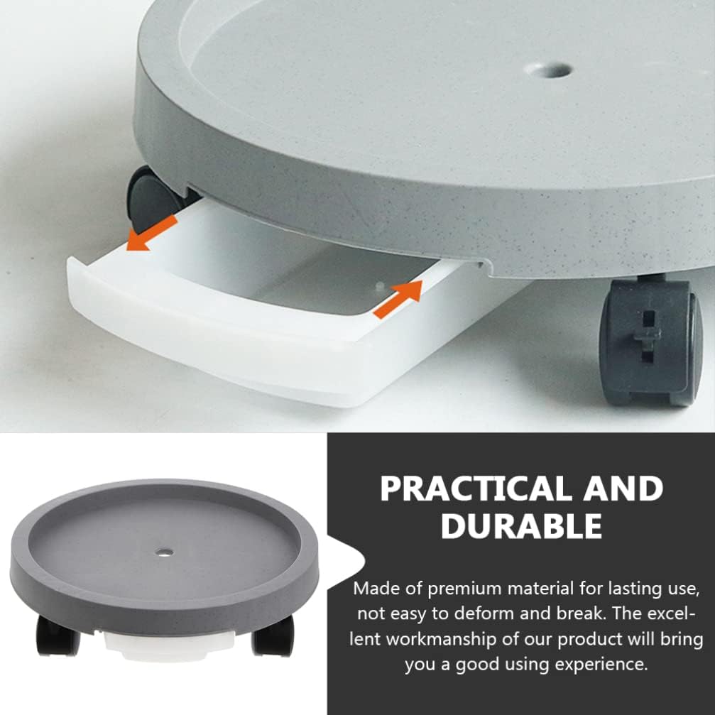 Vaguelly Flower Pot Tray Water Drainage Flowerpot Bottom Base for Plants Design Easy to Use Multi-Purpose Gardening Tool