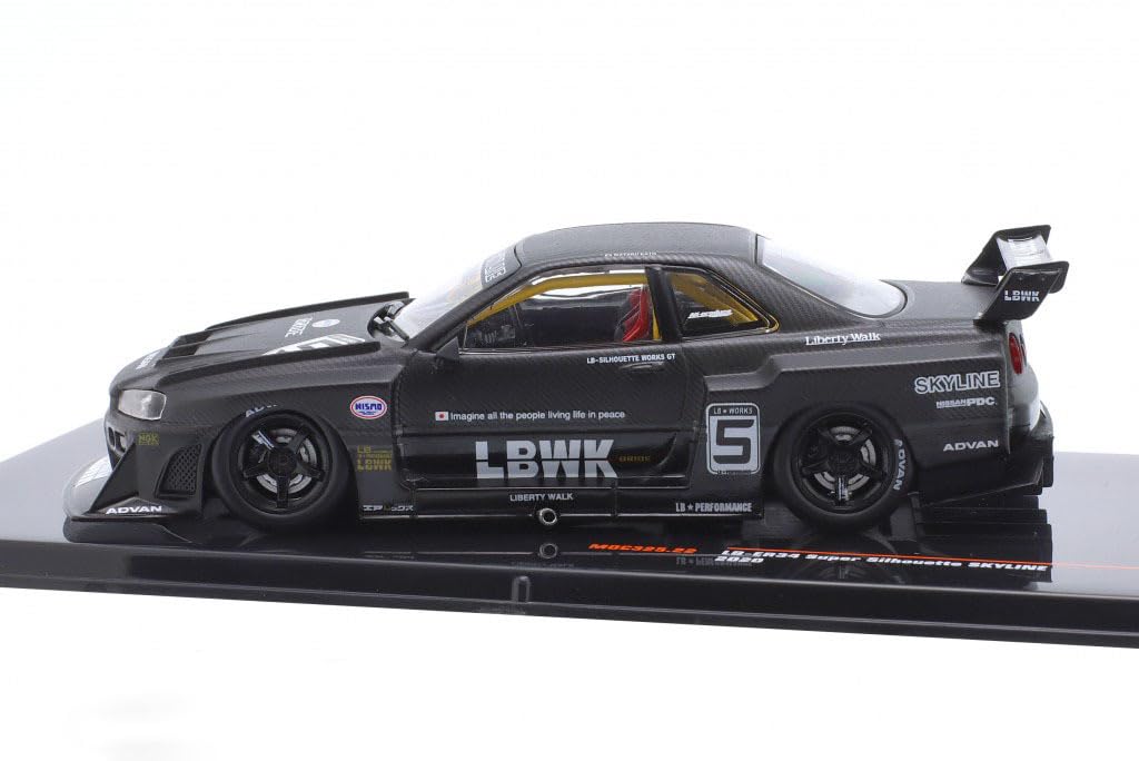 Amazon | イクソ 1/43 日産 LB-ER34 スーパーシルエット