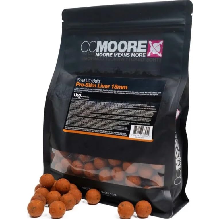 CCMoore Pro-Stim Liver Boilies 1 kg 18 mm