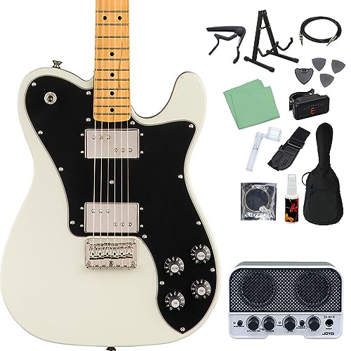 Squier by Fender Classic Vibe ’70s Telecaster Deluxe Olympic White エレキギター初心者14点セット【Bluetooth搭載ミニアンプ付き】 テレキャスター スクワイヤー/スクワイア