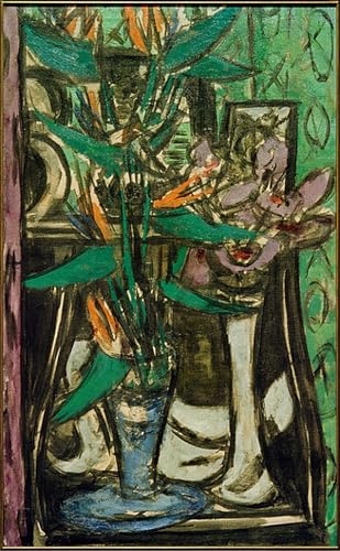 Max Beckmann Peinture Toile 60x90cm Strelizia Décoration Chambre
