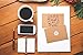 40 Kraft Rustic and Vintage Thank You Cards | Bulk Box Set w/ Envelopes & Stickers | Large Brown 4 x 6
