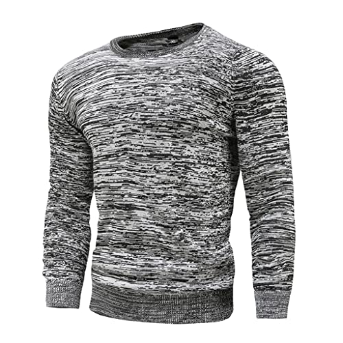 Long Sleeve Cotton Pullover O-Neck Men's Sweater Fashion Solid Color Winter Slim Sweaters Men Knitwear - Main Image