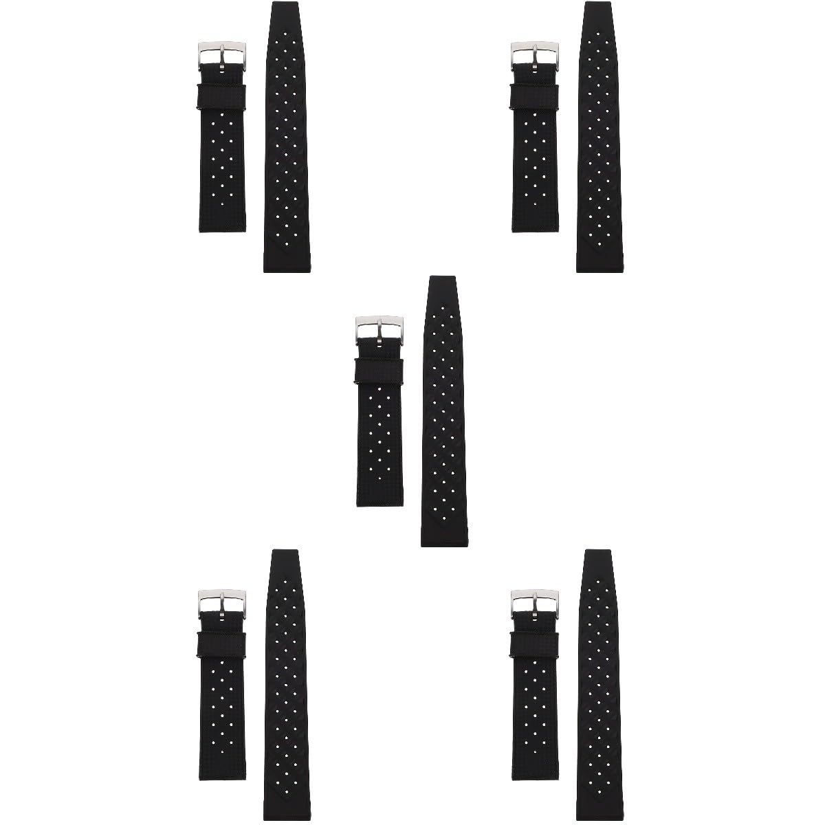 GALPADA 3 Pièces Bracelet En Silicone Respirant Décor De Sport Décor D'Été Montre D'Exercice Bracelet De Montre En Silicone Relojes Inteligentes Para Mujer Reloj Deportivo Para Mujer