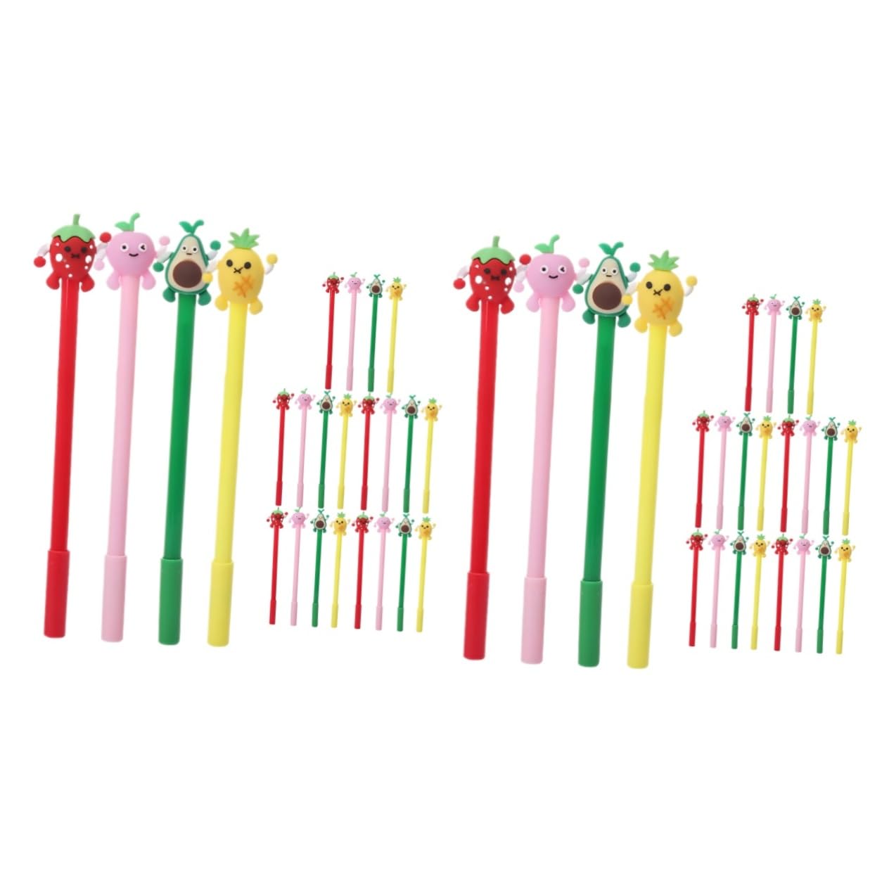 NUOBESTY 2 Set Penna A Fumetti Penne Gel Penne Ufficio Regalini Fine Scuola Gel Pen Mini Per Bomboniere Forniture Matite Penna Per Studenti Gel Portatile Plastica Pezzi * 2