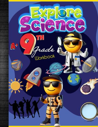 9th Grade Science Workbook: Grade 9 Lesson Homeschool Classroom Curriculum Worksheet School Book: With Answer Key, Science Experiment Template, Grades Tracker Sheets and End-of-Year-Elevation Form