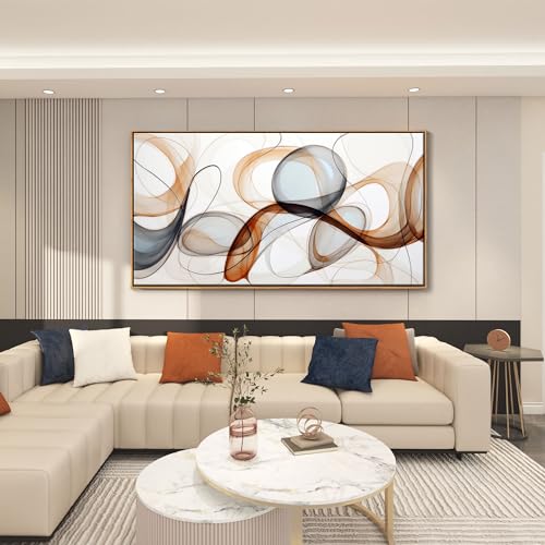 XLSJERST Modern Abstract Wall Art - Deep Spiritualism Art White