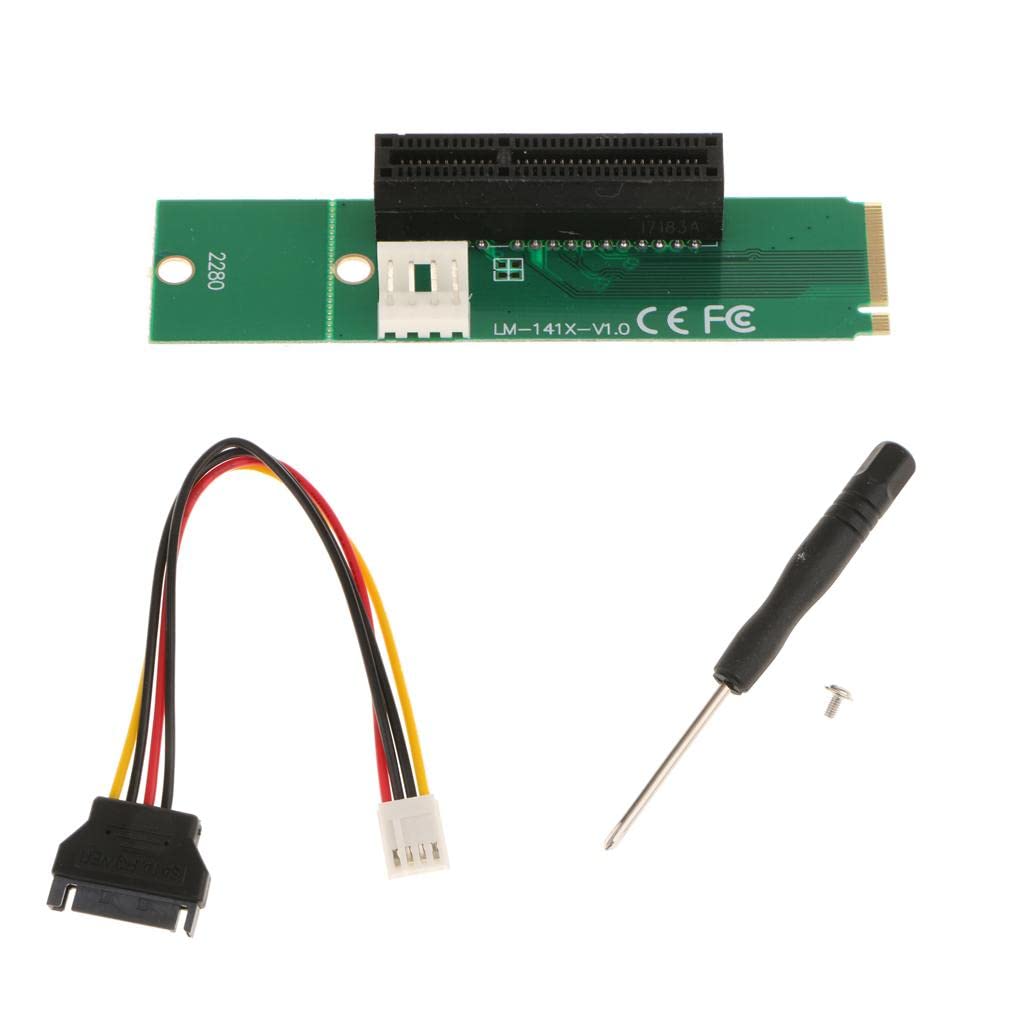 ATORSE NGFF M2 M.2 to PCI-E PCI Express 4X 1x Slot Card Adapter with SATA Cable Computers/Tablets & Networking | Computer Cables & Connectors | Drive Cables & Adapters-image-31