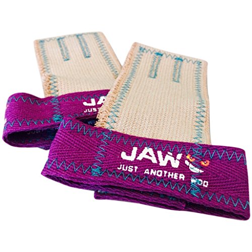 JAW Pullup Grips (Purple/Aqua, Small)