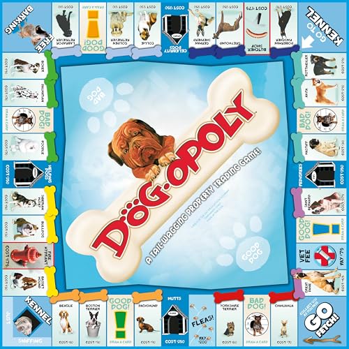Juego de Mesa Dog-Opoly para Familias y Amantes de Perros miniatura 5