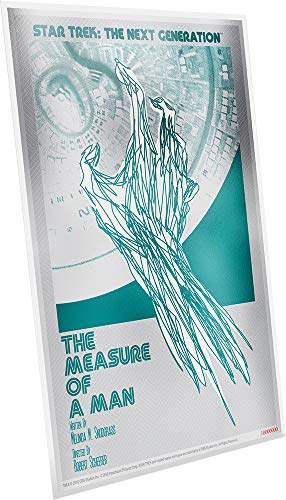 Power Coin Measure of A Man Star Trek Next Generation Foil Silver Note 1$ Niue 2018