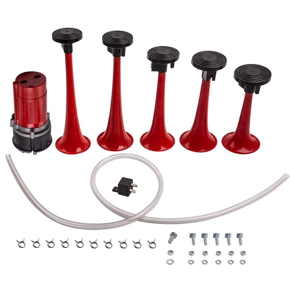 12V Air Horn with Compressor Trumpet Dixie Musical Horn of Hazzard - Dukes of Hazzard