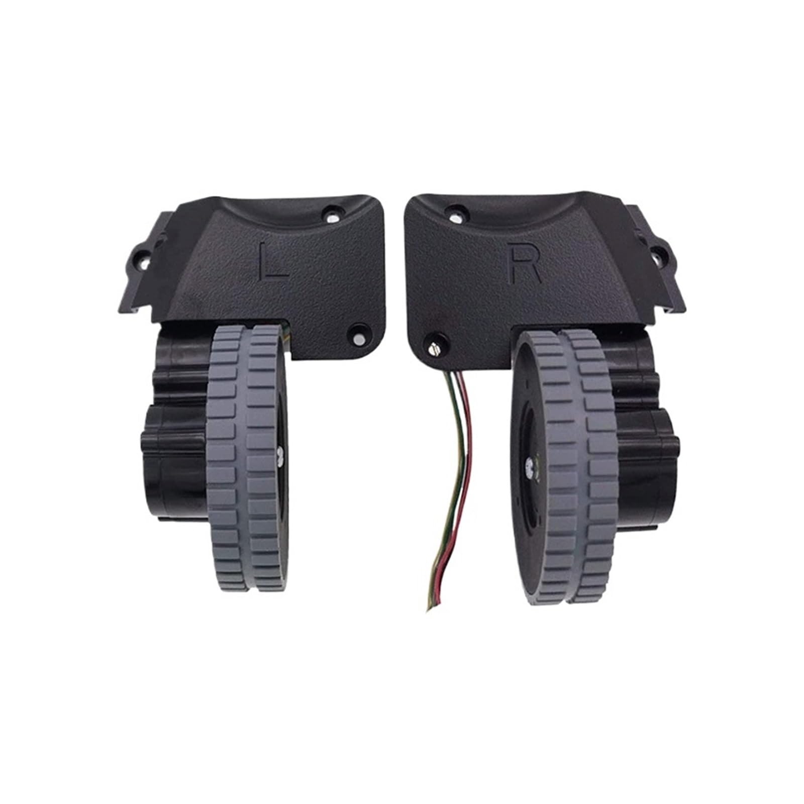 NUCBCULWP Vacuum Cleaner Accessory，Compatible For ILIFE， A4 A4s A40 A8 T4 X430 X432 X431 ，Robot Vacuum Cleaner Wheel Parts With Motor(A pair)