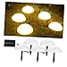 SEWOART Lawn Lights Solar Powered Hemisphere Lamp Decorative Landscape No Tools Needed Solar Garden Light Decor