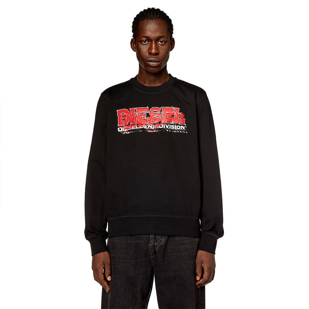 Diesel Men's 9XX-0Hayt Diesel_s-Ginn-K40 Felpa_sweatshirt_black_l