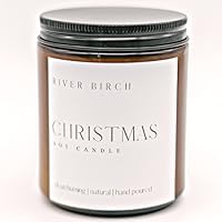 Vista 82 de River Birch Candles - Vela perfumada de almendra + miel, velas de soja de alta calidad, totalmente naturales, no tóxicas, 8.5 onzas, 40 horas