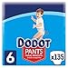 Dodot Couches Bébé Pants Taille 6 (+15 kg), 135 Couches Couches Couche Couche Culotte avec Réglage 360° Anti-Fuites