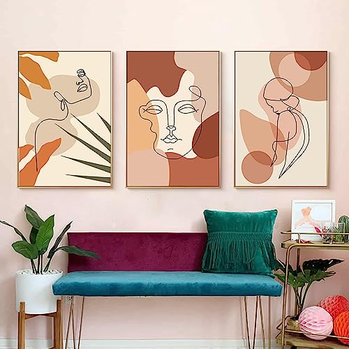 Affiches Noir Ligne Visage sublimer votre salon avec une décoration bohème