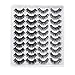 Produktbild Greatlizard 20 Paare Falsche Wimpern GefäLschte Wimpern Lange, Dicke, Lockige, Dramatische, NatüRliche Volumen-WimpernverläNgerung 3d-Make-Up-Kit