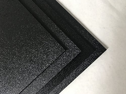 ABS Black Plastic Sheet 1/4