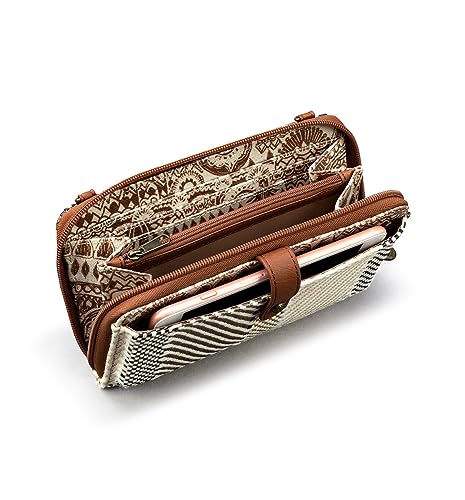 Sakroots Artist Circle Smartphone Crossbody in Eco Twill, Detachable Wristlet Strap3