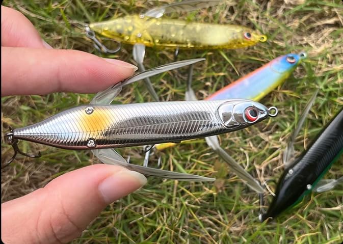 Amazon.co.jp: DRAGONFLY ドラゴンフライ ルアー バゼル風 シルバー